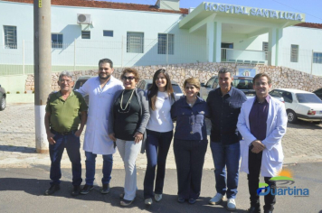 Deputados Capitão Augusto e Dani Alonso anunciam R$ 200 mil para a saúde durante visita a Duartina