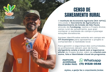 Duartina recebe Projeto Brotar para censo rural de saneamento no campo
