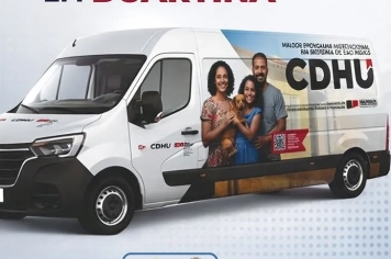 Van Móvel da CDHU estará em Duartina nos dias 4 e 5 de março