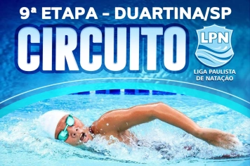 Duartina sedia pela primeira vez etapa da Liga Paulista de Natação neste sábado (8)