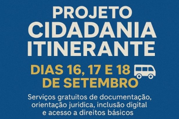 Projeto Cidadania Itinerante em Duartina!