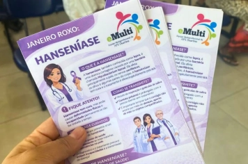 Janeiro Roxo: Prefeitura promove campanha de conscientização sobre a hanseníase nos postos de saúde