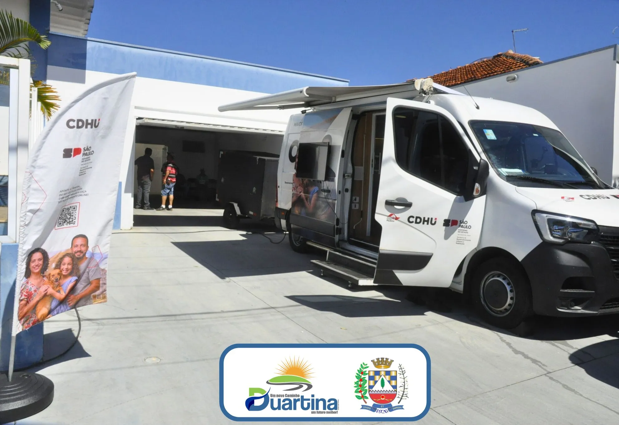 CDHU Móvel está atendendo em Duartina