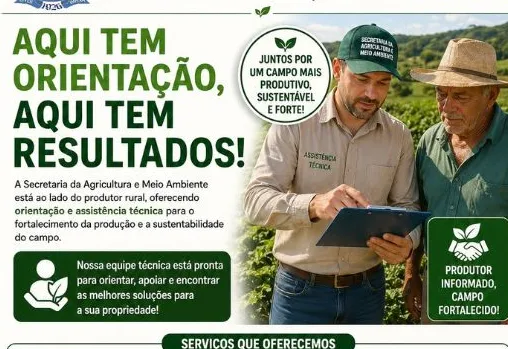 Secretaria Municipal de Agricultura e Meio Ambiente fortalece apoio ao produtor rural em Duartina