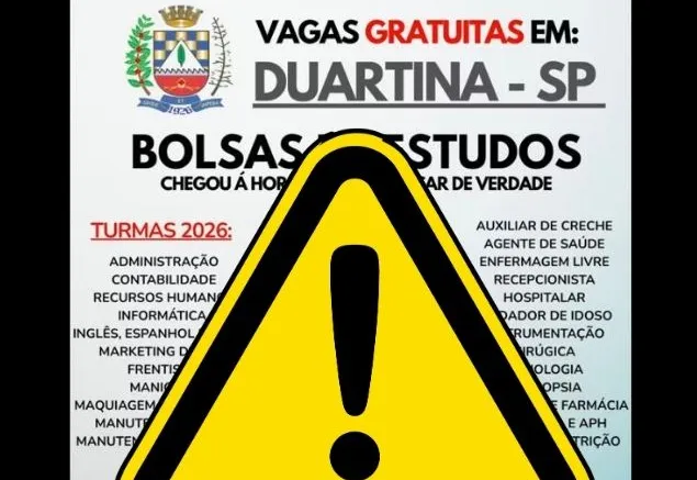 COMUNICADO OFICIAL SOBRE BOLSAS DE ESTUDOS