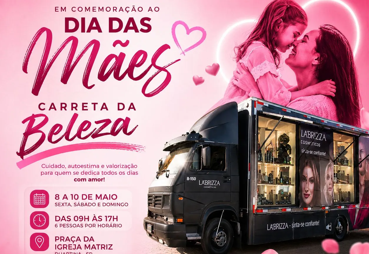 Prefeitura de Duartina realizará serviços gratuitos de cabeleireiro em comemoração ao Dia das Mães