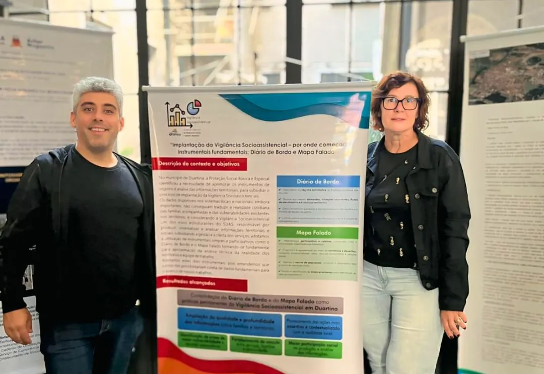Duartina apresenta experiência sobre a implantação da vigilância socioassistencial em evento estadual USP