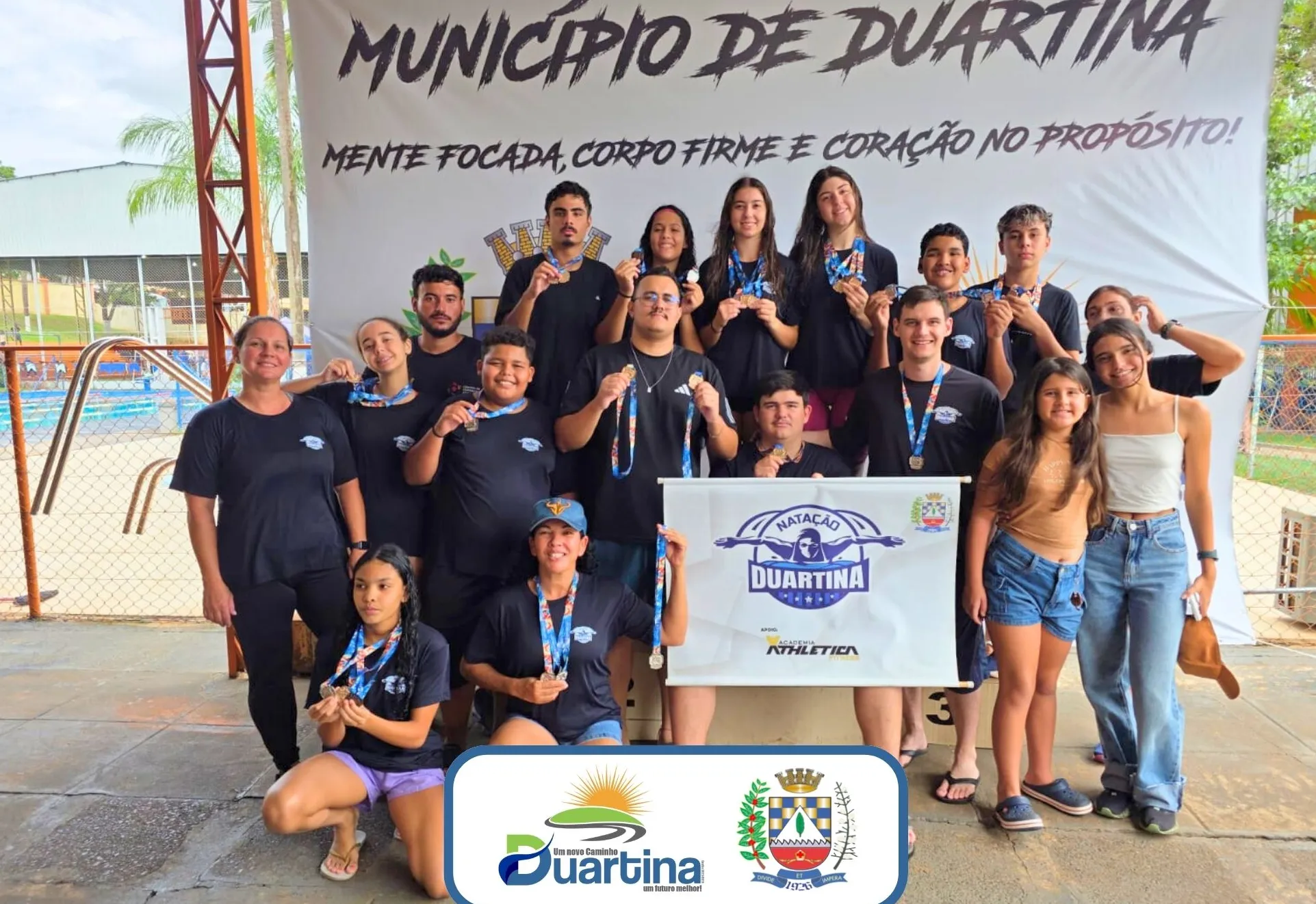 Duartina foi o palco da natação neste sábado (8)