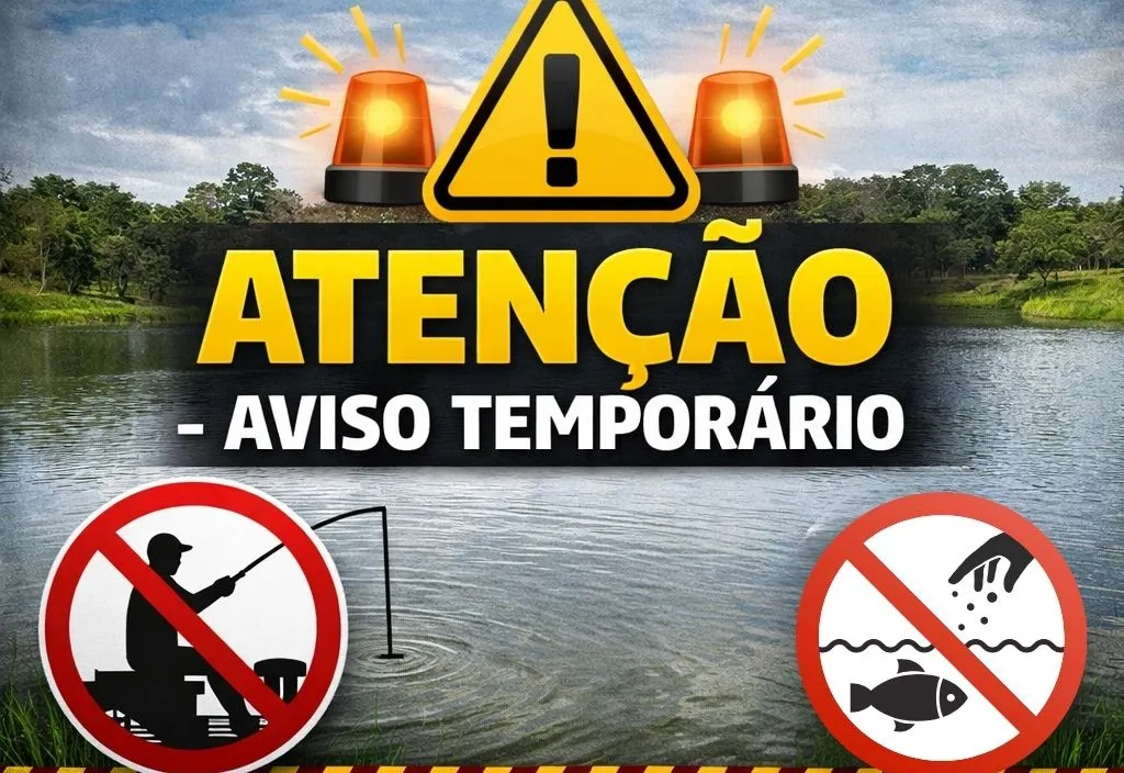 Prefeitura de Duartina orienta população a evitar contato com a água e pesca no lago do Eco Parque Ciro Simão